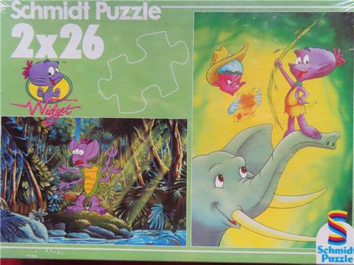 Schmidt - Legpuzzel - 2x26 stukjes - Widget in de Jungle