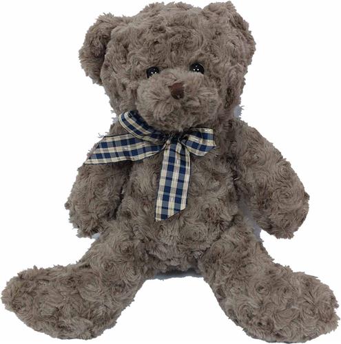 PIA Soft Toys - Pluche Knuffeldier Beer donkerbruin - 26 cm