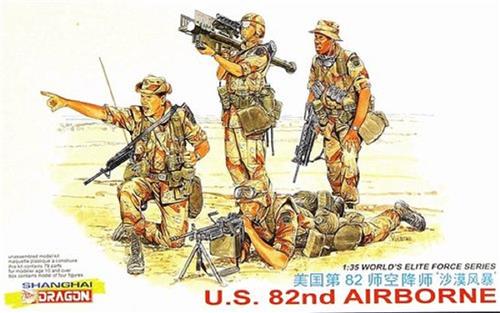 1:35 Dragon 3006 U.S. 82nd Airborne -Worlds Elite Force Series Plastic Modelbouwpakket