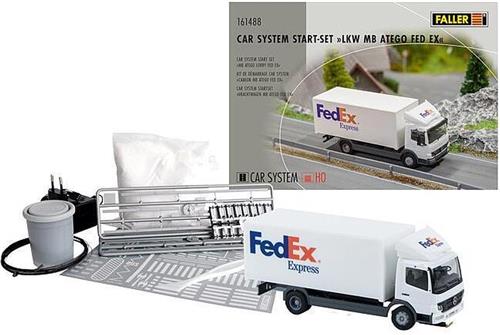 Faller - Car System Start-Set MB Atego Lorry FedEx - FA161488-Model speelgoed / kits / sets / accessoires voor kinderen om te bouwen (hobby's en creatief speelgoed voor kinderen)