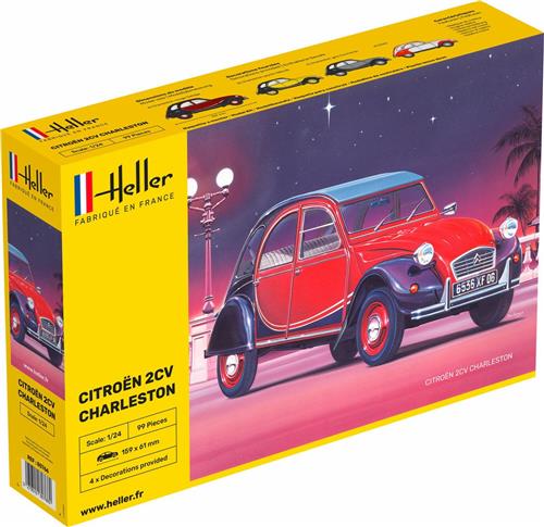 HELLER Citroen 2CV Charlest.1:24