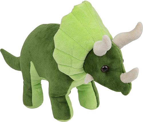 Pluche knuffel dinosaurus Triceratops van 20 cm - Knuffeldieren speelgoed