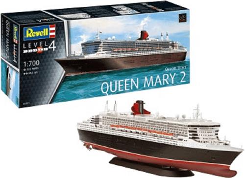 1:700 Revell 05231 Ocean Liner Queen Mary 2 Ship Plastic Modelbouwpakket