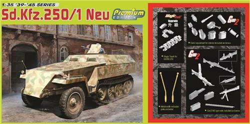 1:35 Dragon 6476 Sd.Kfz. 250/1 NEU - Premium Edition Plastic Modelbouwpakket