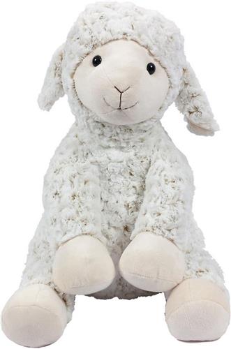 Pia Toys Knuffeldier Schaap/lammetje - zachte pluche stof - premium kwaliteit knuffels - wit - 50 cm - Schapen - zittend