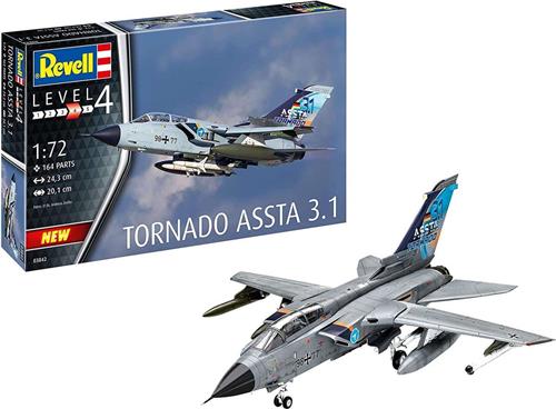 1:72 Revell 03842 Tornado ASSTA 3.1 Plane Plastic Modelbouwpakket