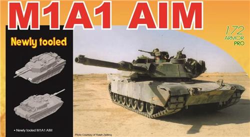 1:72 Dragon 7614 M1A1 Abrams AIM Tank Plastic Modelbouwpakket