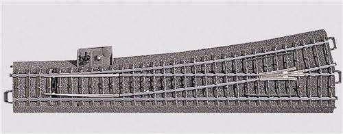 H0 Märklin C-rails (met ballastbed) 24711 Wissel, Slank, Links 12.1 ° Met handbediening 236.1 mm