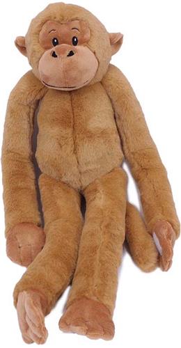 Eco Knuffel Hangaap bruin 48 cm