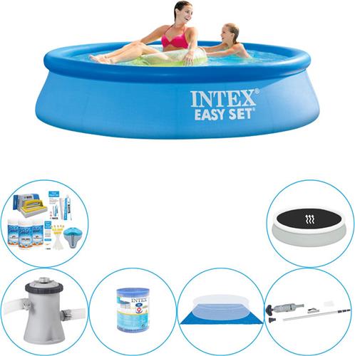 Deluxe Zwembad Pakket -  Easy Set Rond 244x61 cm