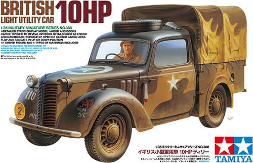 Tamiya British Light Utility Car 10HP + Ammo by Mig lijm