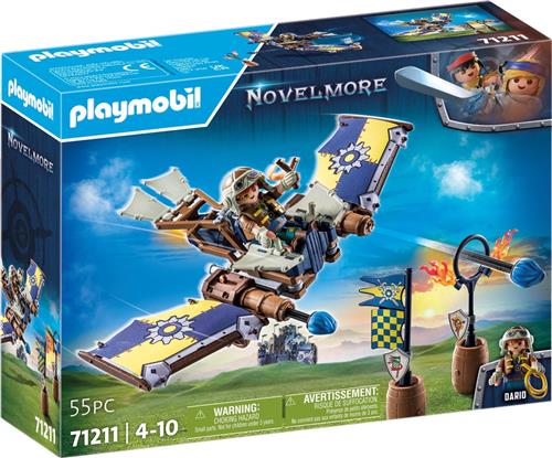 PLAYMOBIL Novelmore Dario's zweefvliegtuig - 71211