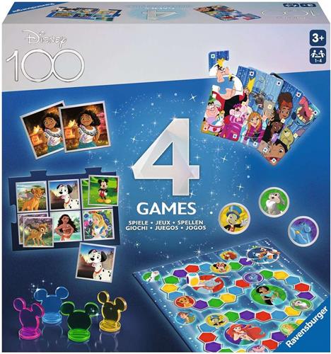 Ravensburger Disney 100 jaar 4 in 1 spellen