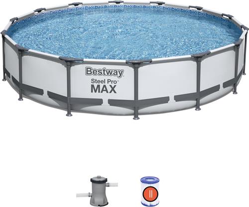 Bestway - Opzetzwembad Steel Pro Max - Ø427x84cm