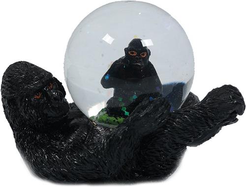 PIA Soft Toys Gorilla liggend waterbal - 45 mm - Snowglobe