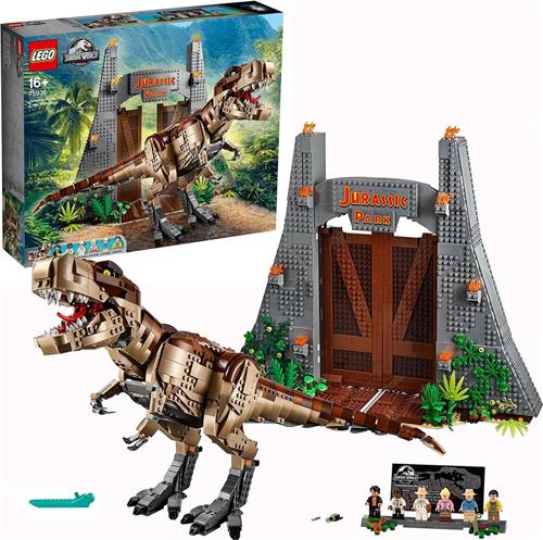 LEGO Jurassic World Jurassic Park: T. rex Chaos - 75936