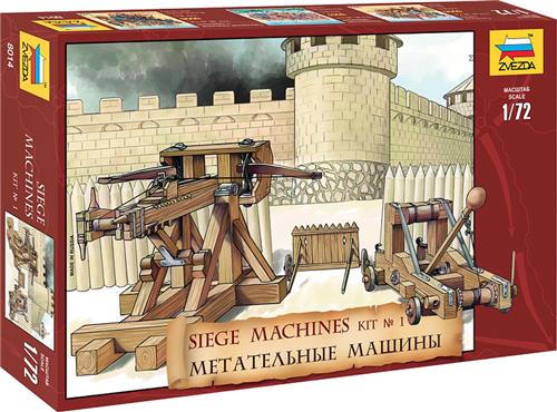 1:72 Zvzeda 8014 Siege Machines No.1 Plastic Modelbouwpakket