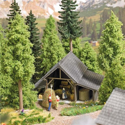 Busch - Heuschuppen H0 (5/20) * - BU1382 - modelbouwsets, hobbybouwspeelgoed voor kinderen, modelverf en accessoires