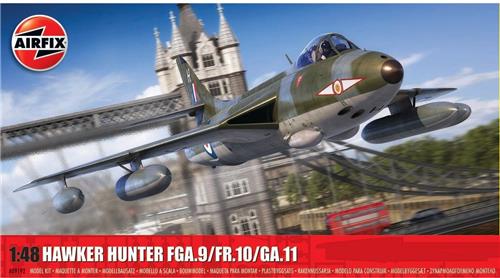 1:48 Airfix 09192 Hawker Hunter FGA.9/FR.10/GA.11 Plastic Modelbouwpakket