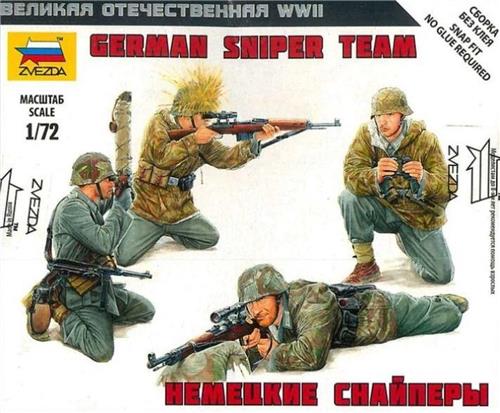 Zvezda - German Sniper Team (Zve6217) - modelbouwsets, hobbybouwspeelgoed voor kinderen, modelverf en accessoires