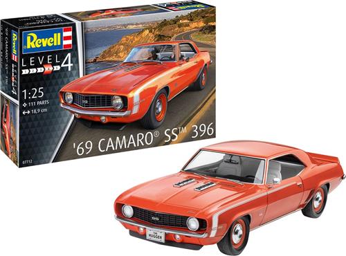 1:25 Revell 67712 1969 Camaro SS - Model Set Plastic Modelbouwpakket