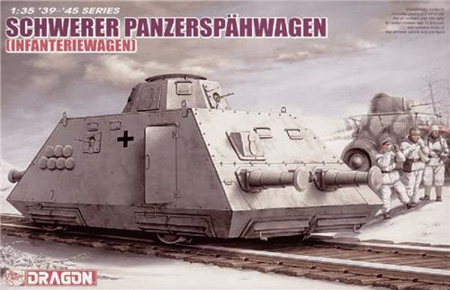 1:35 Dragon 6072 Schwerer Panzerspahwagen Ifanterie Plastic Modelbouwpakket