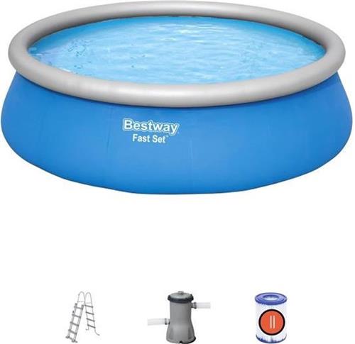 BESTWAY Fast Set bovengronds zwembad - 457 x 122 cm