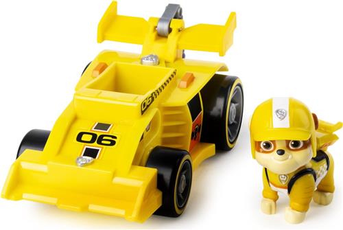 PAW Patrol Race & Go Ready Race Rescue - Rubble - Speelgoedvoertuig met geluiden en actiefiguur