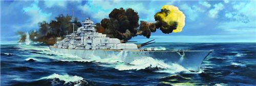 1:200 Trumpeter 03702 German Bismarck Battleship Plastic Modelbouwpakket