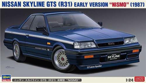 1:24 Hasegawa 20378 Nissa Skyline GTS R31 Nismo Plastic Modelbouwpakket