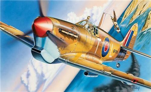 1:72 Italeri 0001 Spitfire MK.VB Plastic Modelbouwpakket