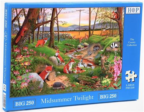 House of Puzzles Midsummer Twilight - BIG 250 Piece Jigsaw Puzzle