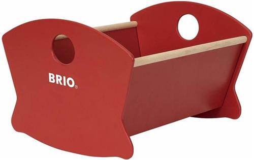 BRIO Rode houten poppenwieg - 30555