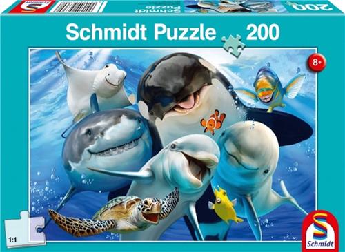 Schmidt puzzel Onderwater Vrienden, 200 stukjes - Puzzel