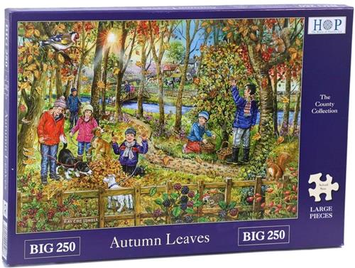 House of Puzzles Autumn Leaves - BIG 250 Piece Jigsaw Puzzle