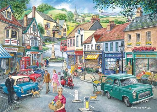 House of Puzzles No.23 - At The Shops - 1000 Piece Jigsaw Puzzle