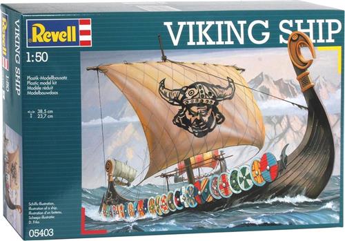 1:50 Revell 05403 Viking Ship Plastic Modelbouwpakket