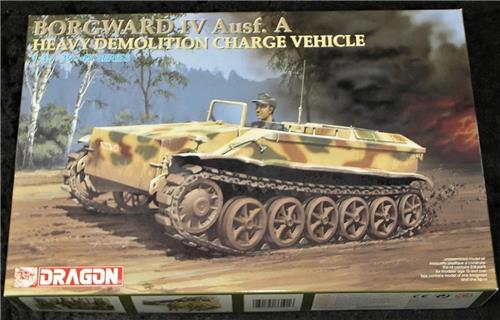 1:35 Dragon 6101 Borgward IV Ausf. A - Heavy Demolition Charge Vehicle Plastic Modelbouwpakket