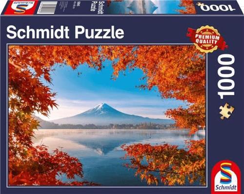 Herfst bij Mount Fuji,(1000) - Puzzel