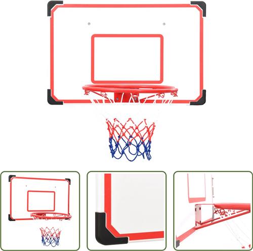 The Living Store Basketbalset - Stevig - HDPE - Weerbestendig - 38.5 cm