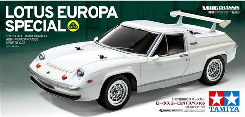 Tamiya 1:10 RC modelauto voor beginners Elektro Racewagen RC Lotus Europa Special (M-06) Brushed Achterwielaandrijving