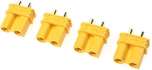 Revtec - Connector - XT-30U - Goudcontacten - Man. - 4 st