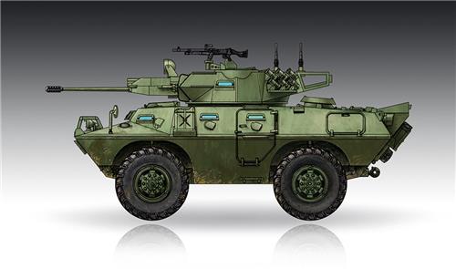 1:72 Trumpeter 07441 V-150 Commando w/20mm cannon Plastic Modelbouwpakket