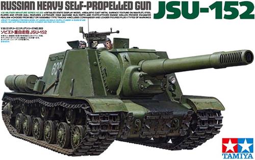 Tamiya Russian Heavy SP Gun JSU-152 + Ammo by Mig lijm