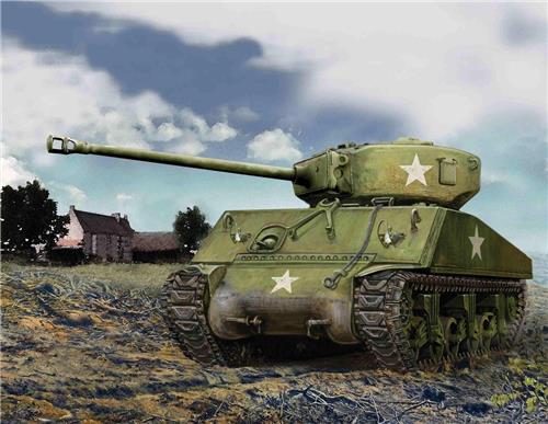 Zvezda - Sherman M-4 (Zve6263) - modelbouwsets, hobbybouwspeelgoed voor kinderen, modelverf en accessoires