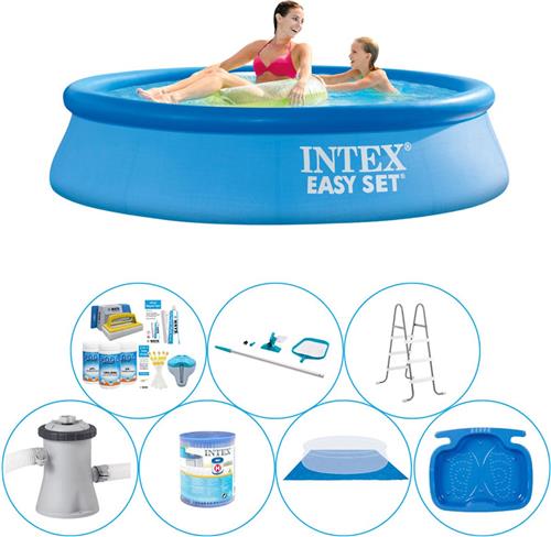 Easy Set Rond 244x61 cm - 8-delig - Zwembad Bundel