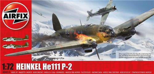 1:72 Airfix 06014 Heinkel He.111 P-2 Plastic Modelbouwpakket