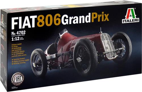 Italeri Fiat 806 Grand Prix Montagekit Sportwagen modelbouw 1:12