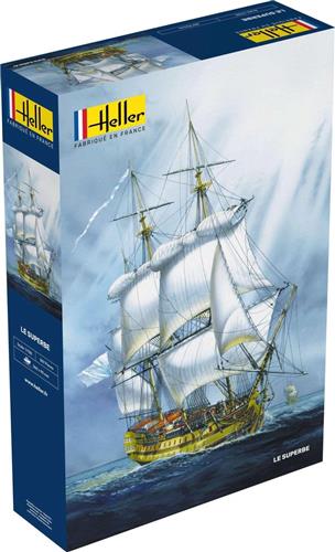 1:150 Heller 80895 Le Superbe Ship Plastic Modelbouwpakket