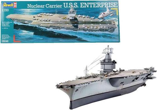 1:720 Revell 05046 Nuclear Carrier - U.S.S. Enterprise Plastic Modelbouwpakket